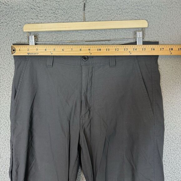 Eddie Bauer Travex Pants Men's 32x28 Grey Nylon Outdoor Hiking Stretch - Picture 5 of 8